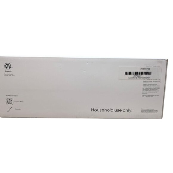 Sharper Image Electric Tabletop Smores Maker Indoor Stainless Steel Flameless - Picture 5 of 6